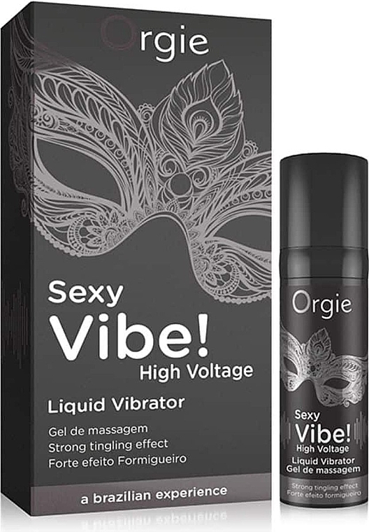 Wibrator w żelu - Orgie Sexy Vibe! High Voltage Liquid Vibrator Intimate Gel — Zdjęcie N2