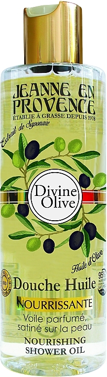 Odżywczy olejek pod prysznic - Jeanne en Provence Divine Olive Nourishing Shower Oil — Zdjęcie N1
