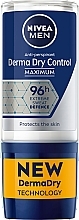 Antyperspirant w kulce dla mężczyzn - NIVEA MEN Derma Dry Control 96H Extreme Sweat Defence Maximum Anti-Perspirant  — Zdjęcie N1