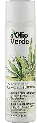 Wzmacniająca odżywka przeciw wypadaniu włosów - Solio Verde Cannabis Speed Oil Conditioner-Strengthening — Zdjęcie N1