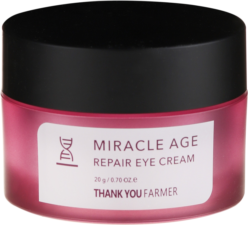 Naprawczy krem do rozjaśniania skóry wokół oczu - Thank You Farmer Miracle Age Cream Repair Eye Cream — Zdjęcie N2