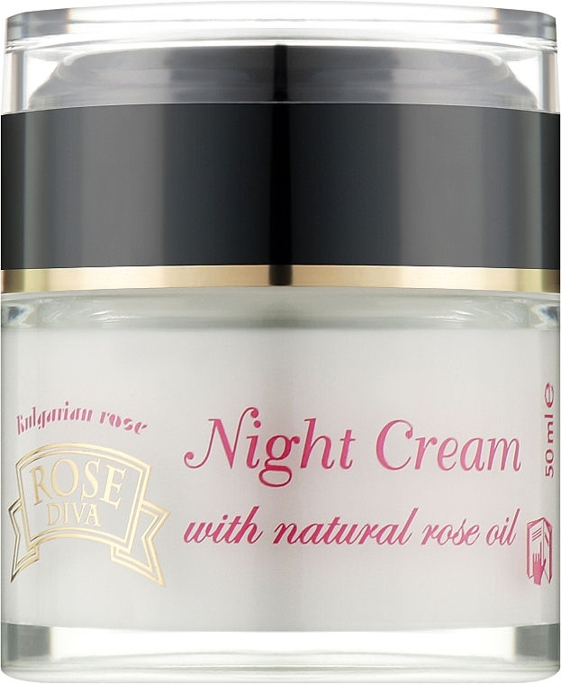 Krem na noc do twarzy - Bulgarian Rose Rose Diva Night Cream — Zdjęcie N1