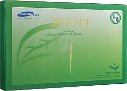 Zestaw - Jigott Well Being Green Tea (emulsion/150ml + toner/150ml + emulsion/30ml + toner/30ml) — Zdjęcie N1