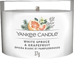 Zapachowa miniświeczka w szkle - Yankee Candle White Spruce And Grapefruit  — Zdjęcie N1