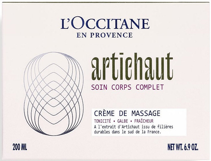Ujędrniający krem do masażu ciała Karczoch - L’Occitane Artichaut Crème de Massage — Zdjęcie N3