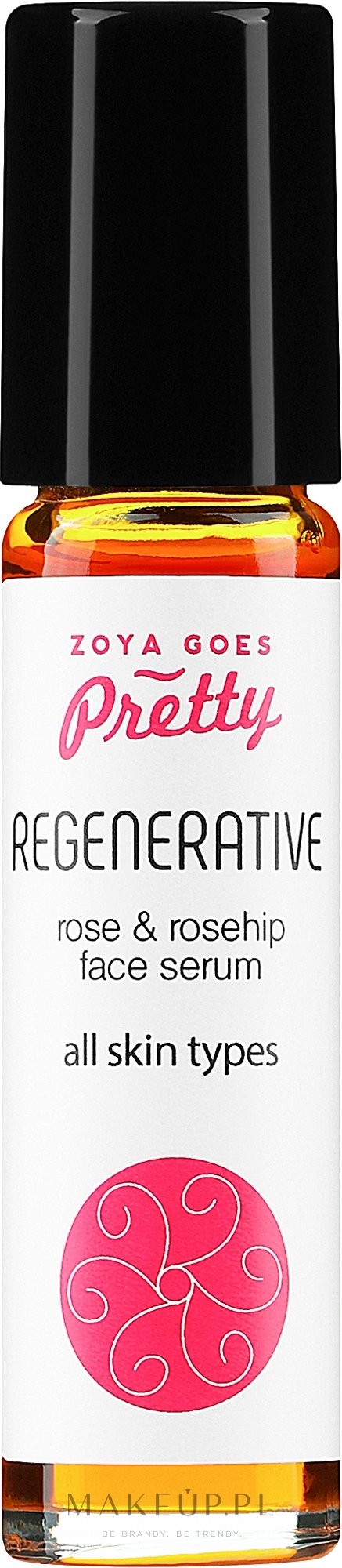 Rewitalizujące serum do twarzy z owocami dzikiej róży i różą - Zoya Goes Rosehip & Rose Face Serum Regenerative  — Zdjęcie 10 ml