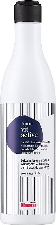 PRZECENA! Szampon przeciw wypadaniu włosów - Glossco Treatment Vit Active Shampoo  * — Zdjęcie N1