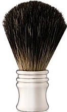 Kup Pędzel do golenia z włosia borsuka, metalowa rączka - Golddachs Shaving Brush, Pure Badger, Metal Chrome Handle, Silver
