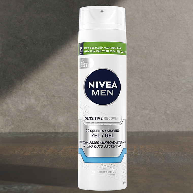 Regenerujący żel do golenia dla mężczyzn - NIVEA MEN Sensitive Recovery Shaving Gel — Zdjęcie N3