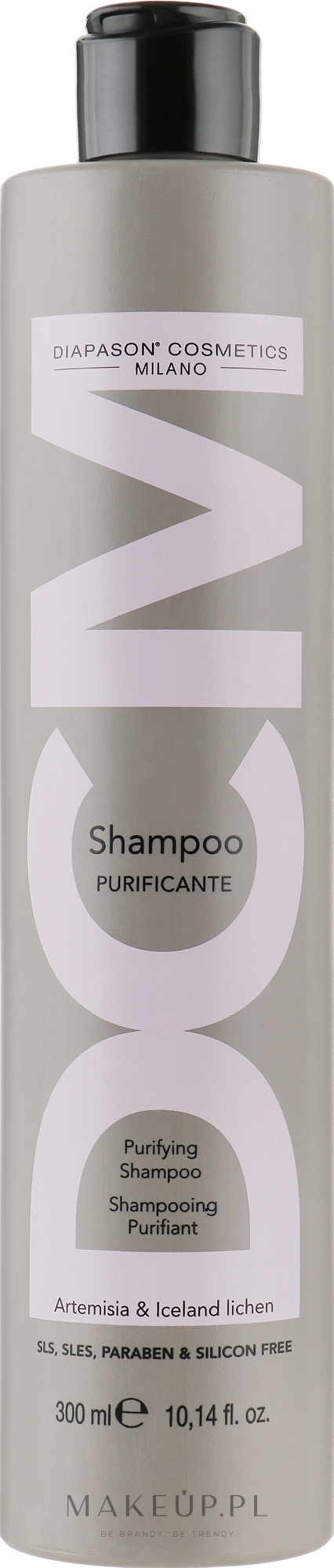 Oczyszczający szampon - DCM Purifying Shampoo — Zdjęcie 300 ml