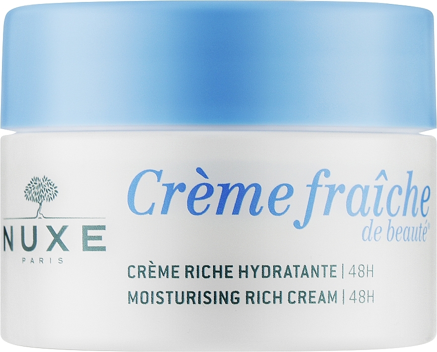 Nawilżający krem ​​do cery suchej - Nuxe Creme Fraiche De Beaute Moisturising Rich Cream 48H — Zdjęcie N2