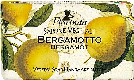 Naturalne mydło w kostce Bergamotka - Florinda Bergamot Natural Soap