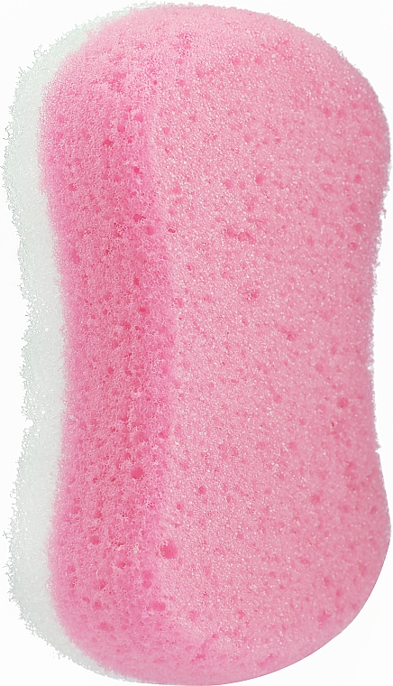 Gąbka do kąpieli i masażu XXL, różowa - Grosik Camellia Bath Sponge — Zdjęcie N1