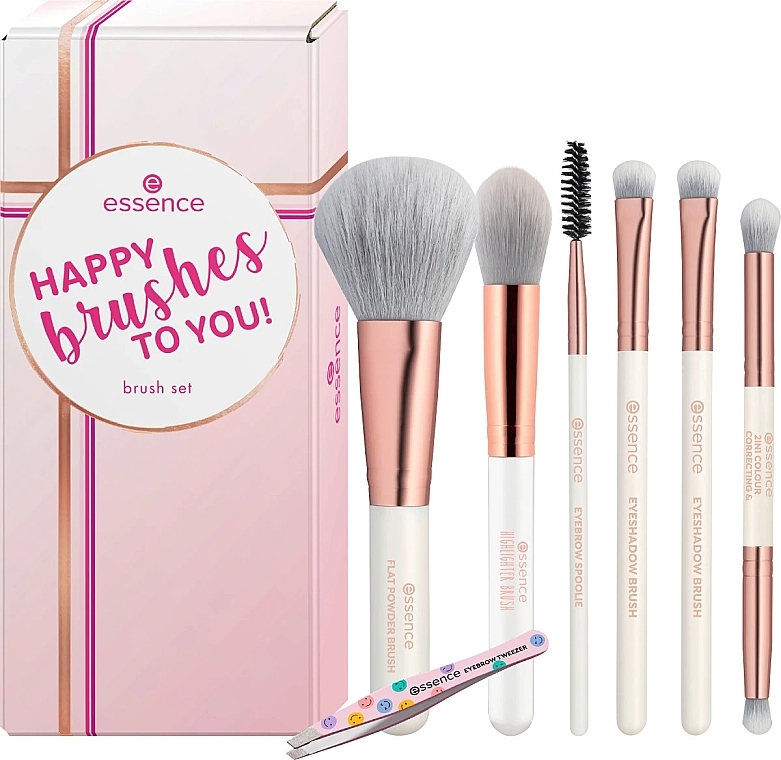 Zestaw, 7 produktów - Essence Happy Brushes To You! — Zdjęcie N1