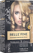 Kremowa farba do włosów - Belle’Fine Natural 3 Oils Permanent Hair Color Cream — Zdjęcie N1