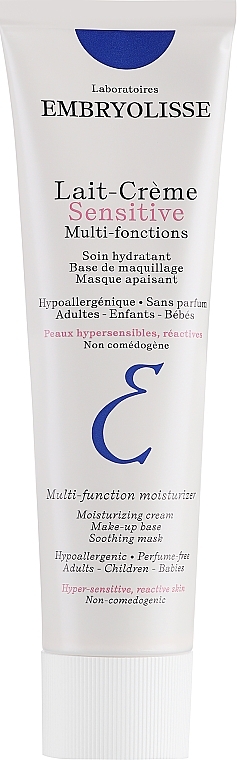 Hipoalergiczny krem do twarzy i ciała dla skóry wrażliwej - Embryolisse Laboratories Lait-Creme Sensitive Concentrada — Zdjęcie N1