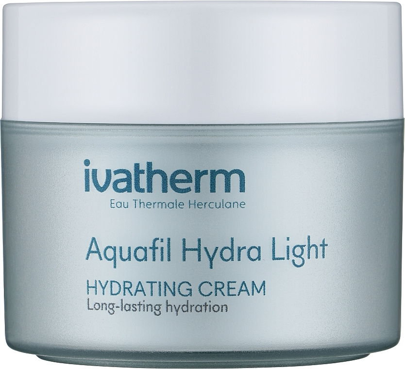 Lekki krem nawilżający do cery normalnej i mieszanej - Ivatherm Aquafil Hydra Light Cream — Zdjęcie N1