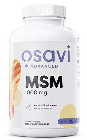 Suplement diety MSM, 1000 mg - Osavi  — Zdjęcie N1