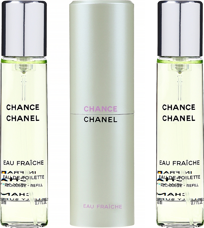 Chanel Chance Eau Fraiche Twist And Spray Eau - Woda toaletowa (purse spray + wymienne wkłady)