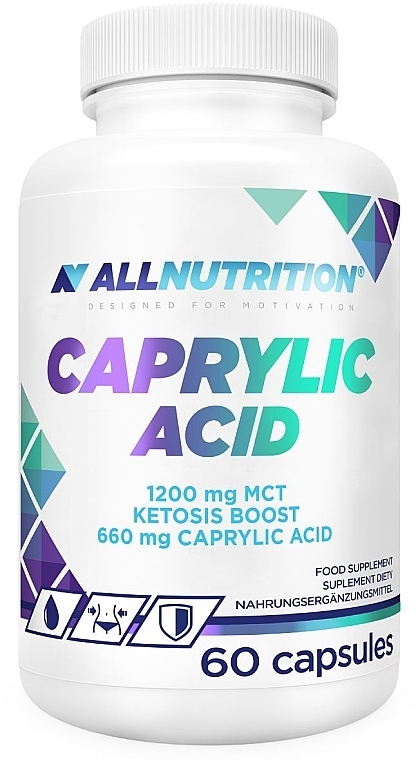 Suplement diety Kwas kaprylowy - Allnutrition Caprylic Acid — Zdjęcie N1