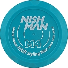 Kup Matowy wosk do stylizacji włosów - Nishman Matte Finish Super High Hold Wax M4