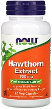 Suplement diety Wyciąg z głogu, 300 mg - Now Foods Hawthorn Extract Veg Capsules — Zdjęcie N1