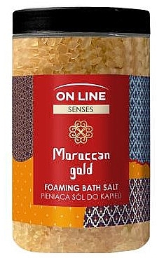 Sól do kąpieli - On Line Senses Bath Salt Moroccan Gold — Zdjęcie N1