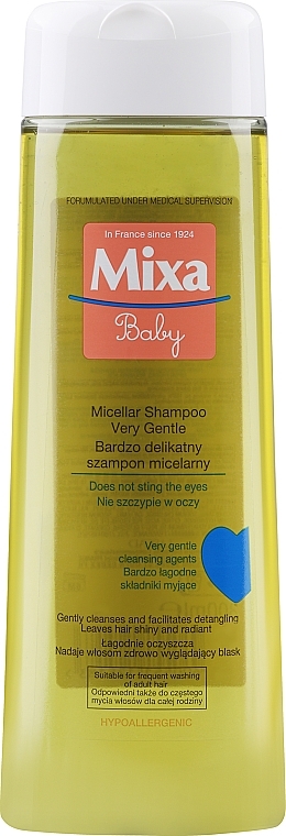 Bardzo delikatny szampon micelarny - Mixa Baby — Zdjęcie N1