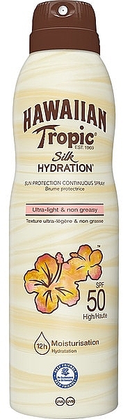 Przeciwsłoneczny spray do ciała - Hawaiian Tropic Silk Hydration Air Soft Sunscreen Mist SPF50 — Zdjęcie N1