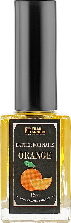 Odżywka w płynie do paznokci i skórek Pomarańczowa - Frau Schein Batter For Nails Orange — Zdjęcie N3