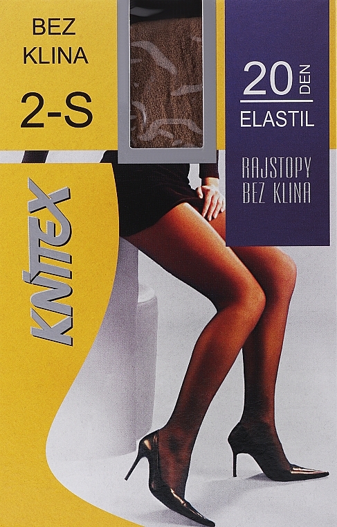 Rajstopy damskie Elastil 20 DEN, beige - Knittex — Zdjęcie N1