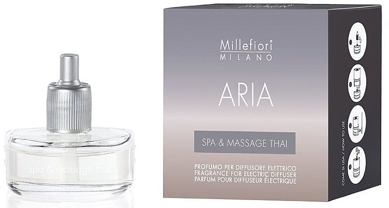 Wypełniacz do odświeżacza powietrza - Millefiori Milano Aria SPA & Massage Thai Refill — Zdjęcie N1