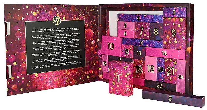Kalendarz adwentowy - W7 Beauty Blast Advent Calendar 2023 — Zdjęcie N3