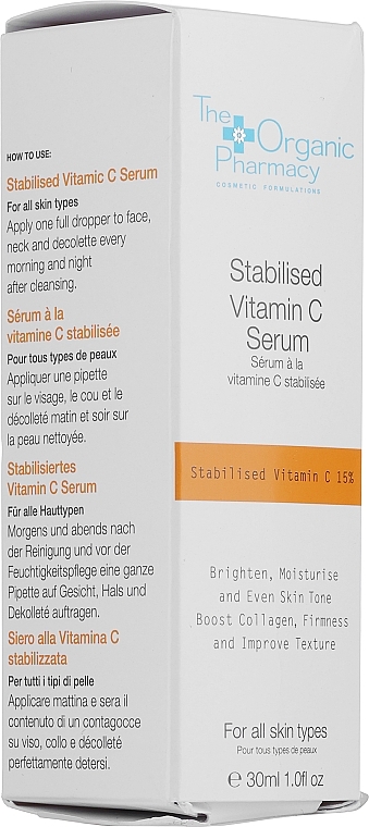 PRZECENA! Serum do twarzy z witaminą C - The Organic Pharmacy Stabilised Vitamin C * — Zdjęcie N3