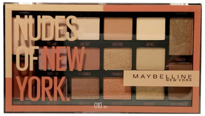 Paleta cieni do powiek - Maybelline New York Nudes of New York Eye Palette