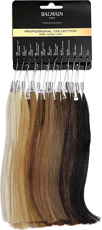 Sztuczne włosy - Balmain Paris Colorring Human Hair Professional Collection — Zdjęcie N1