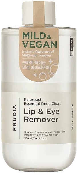 Płyn do demakijażu oczu i ust - Frudia Re:Proust Essential Deep Clean Lip & Eye Remover — Zdjęcie N1