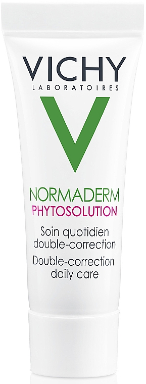 Podwójny fluid na dzień do cery tłustej ze skłonnością do wyprysków - Vichy Normaderm Phytosolution Double Correction Daily Care Moisturiser (próbka) — Zdjęcie N1