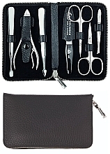 Zestaw do manicure, 7-częściowy Travel - Erbe Solingen Manicure Set Black — Zdjęcie N3