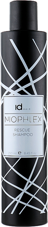 Szampon z efektem glow do wszystkich rodzajów włosów - IdHair Niophlex Rescue Shampoo — Zdjęcie N1