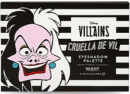 Paleta cieni do powiek - Mad Beauty Disney Cruella Eye Shadow Palette — Zdjęcie N1