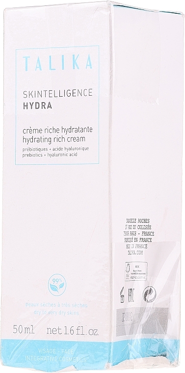 PRZECENA! Intensywny krem nawilżający do twarzy - Talika Skintelligence Hydra Hydrating Rich Cream * — Zdjęcie N1