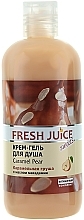 Kremowy żel pod prysznic Karmelowa Gruszka - Fresh Juice Sweets Caramel Pear — Zdjęcie N1