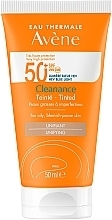 Kup Krem do opalania twarzy z efektem tonizującym - Avene Cleanance Tinted SPF 50+