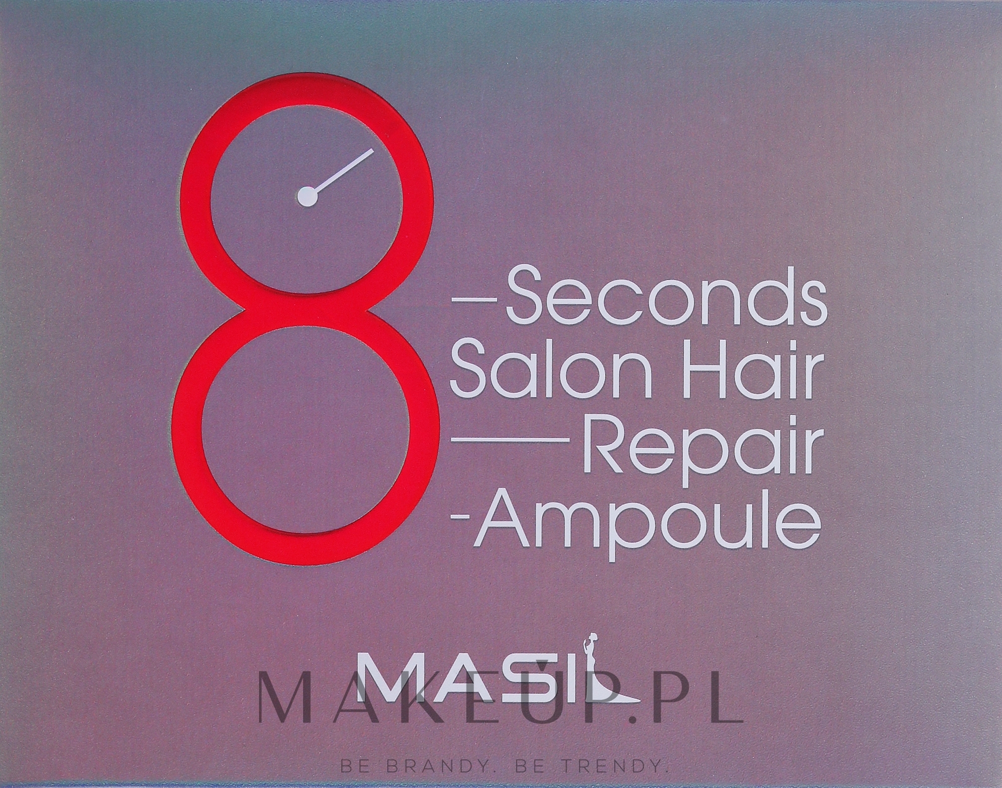 Maska-wypełniacz proteinowy do włosów zniszczonych - Masil 8 Seconds Salon Hair Repair Ampoule — Zdjęcie 10 x 15 ml