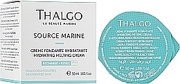 Nawilżająco-otulający krem do twarzy - Thalgo Source Marine Hydrating Melting Cream (wymienny wkład) — Zdjęcie N2