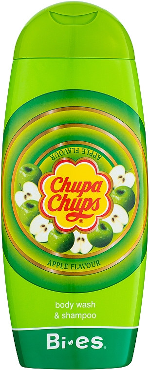 Żel do mycia ciała i szampon 2 w 1 - Bi-Es Chupa Chups Apple — Zdjęcie N1