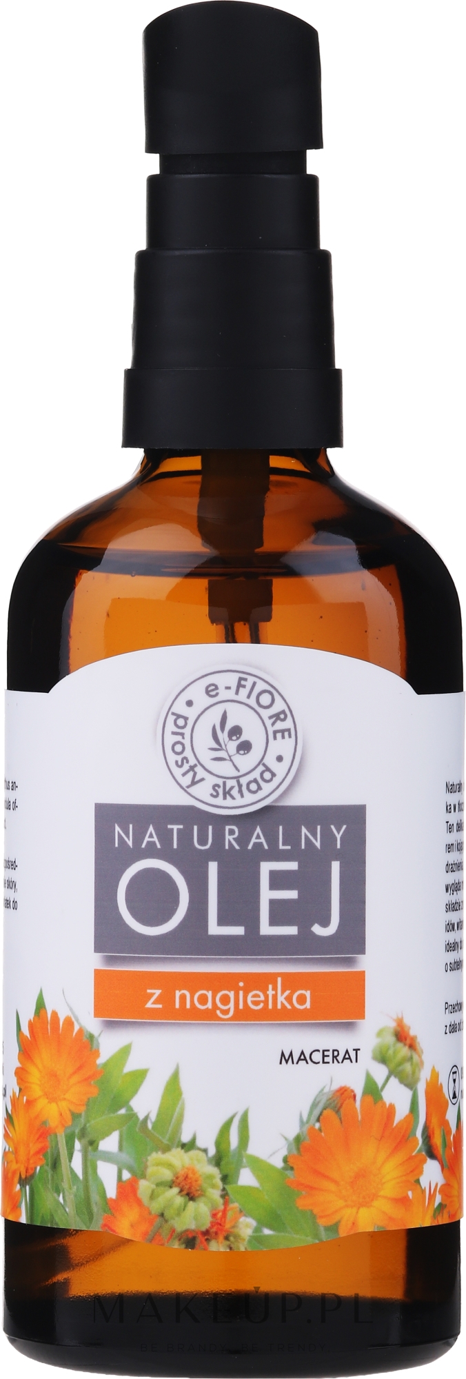 Naturalny macerat-olej z nagietka - E-Fiore — Zdjęcie 100 ml