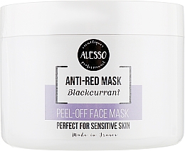 Maska alginianowa łagodząca z czarną porzeczką - Alesso Professionnel Alginate Peel-Off Face Mask — Zdjęcie N3
