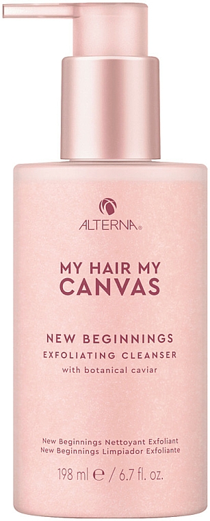 Złuszczający preparat oczyszczający do skóry głowy z botanicznym kawiorem - Alterna My Hair My Canvas New Beginnings Exfoliating Cleanser — Zdjęcie N1